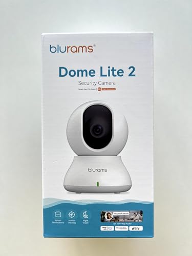 blurams Pet Camera 2K, Indoor Camera, Dog Camera, 360° Home Security Camera, Night Vision, Motion Tracking, 2-Way Talk, Cloud&SD, APP Control, Works with Alexa