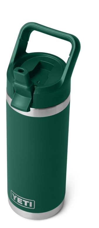YETI Rambler C Straw Bottle, Stainless Steel Vacuum Insulated Bottle with Straw Cap, 18 oz (532 ml)