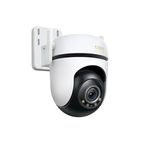 Tapo TC40 Pan/Tilt Smart Security Outdoor Camera, Full HD, 360° Smart Person Detection Motion Tracking, Color Night Vision, WiFi Camera No Monthly Fee, Two-Way Talk, IP65, Works with Alexa & Google