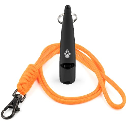 TDL Gun Dog Training Whistle with Lanyard - Dog Whistle with Loud, Solid Tone & Far Reaching Sound - Ideal High-Frequency Long-Distance Dog Recall Whistle for Most Breeds