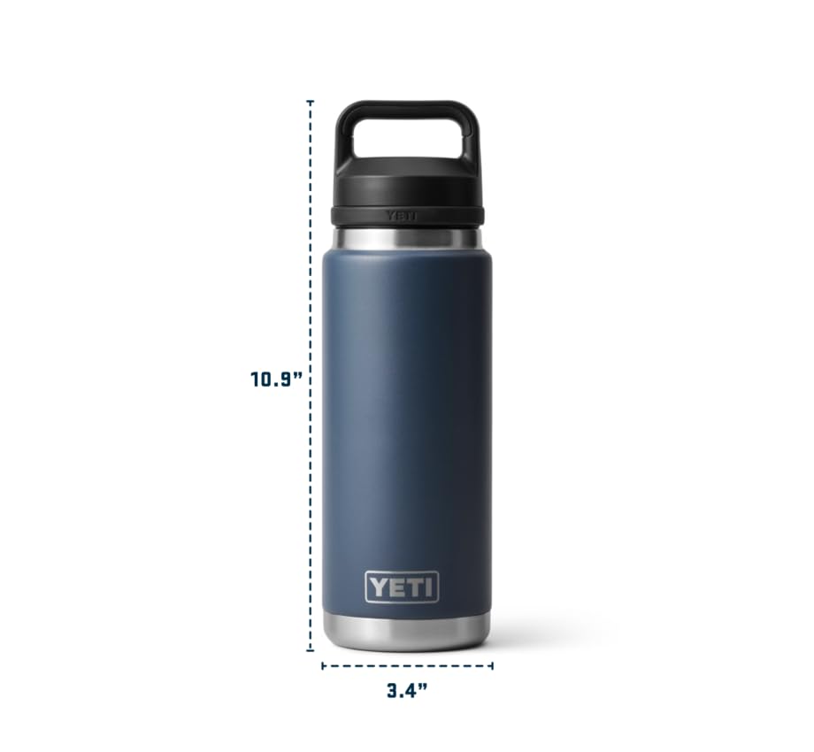 YETI Rambler Bottle Chug, Vaccum Insulated Stainless Steel Bottle with Leakproof Chug Cap, 26 oz (769 ml)