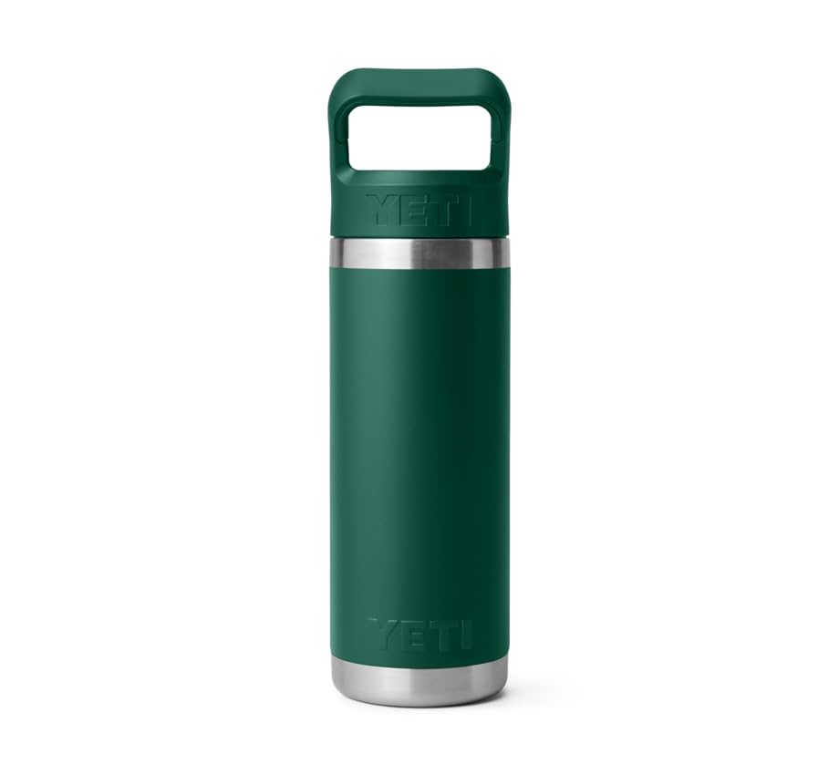 YETI Rambler C Straw Bottle, Stainless Steel Vacuum Insulated Bottle with Straw Cap, 18 oz (532 ml)