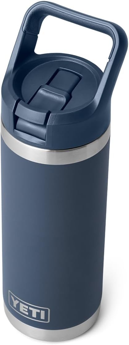 YETI Rambler C Straw Bottle, Stainless Steel Vacuum Insulated Bottle with Straw Cap, 18 oz (532 ml)