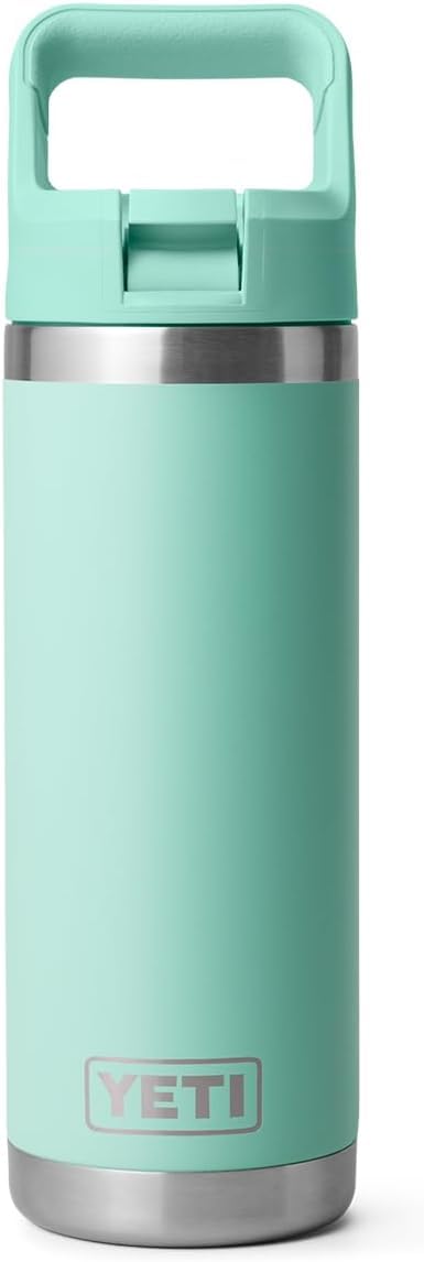 YETI Rambler C Straw Bottle, Stainless Steel Vacuum Insulated Bottle with Straw Cap, 18 oz (532 ml)