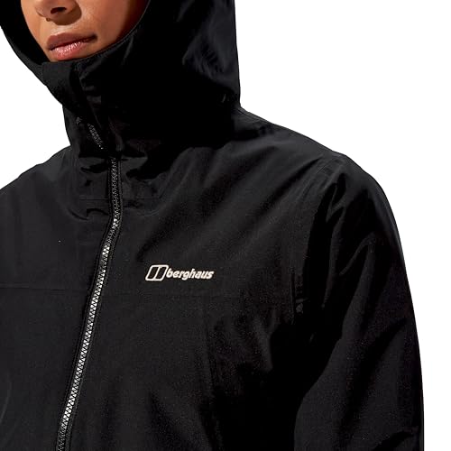 Berghaus Women's Deluge Pro 3.0 Shell Rain Jacket | Breathable Coat | Durable | Waterproof | Adjustable Jacket