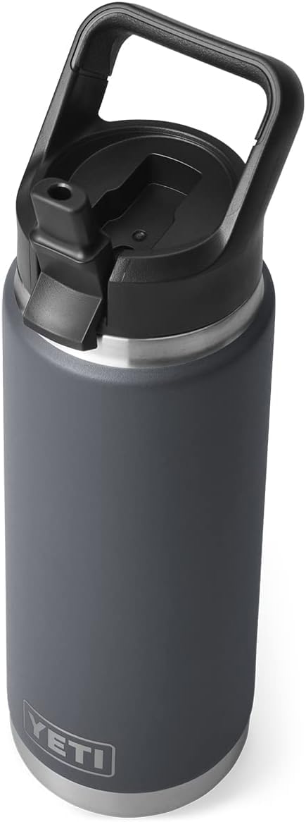 YETI Rambler C Straw Bottle, Stainless Steel Vacuum Insulated Bottle with Straw Cap, 18 oz (532 ml)
