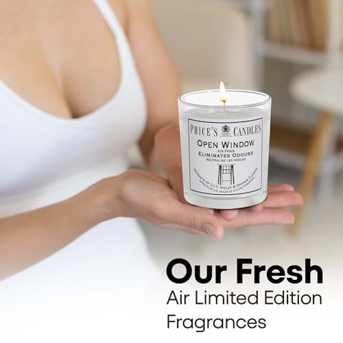 Price's - Household Pet Jar Candle - Odour Eliminating Candle - Made With Orange, Lemon & Thyme Extracts - Clean, Fresh, Quality Fragrance - Long Lasting Scent