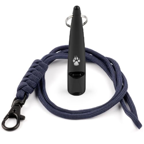 TDL Gun Dog Training Whistle with Lanyard - Dog Whistle with Loud, Solid Tone & Far Reaching Sound - Ideal High-Frequency Long-Distance Dog Recall Whistle for Most Breeds