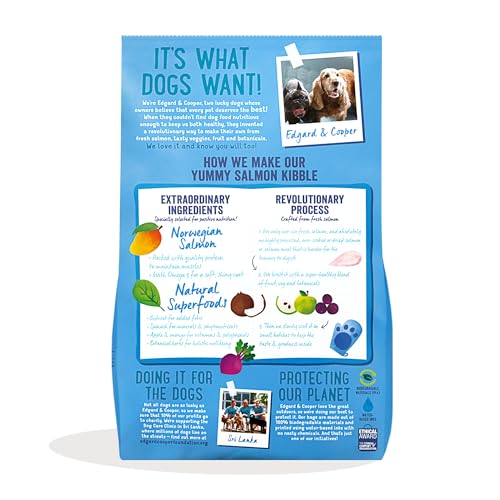 Edgard Cooper Grain Free Dog Food Dry, Natural Kibble Dry Dog Food for Adults, Gluten-Free, Hypoallergenic, with Fresh Meat & Amino Acids