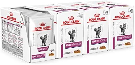 ROYAL CANIN Renal Veterinary Health Nutrition Cat Food Wet Chicken 48 x 85g pouches