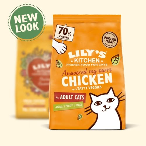 Lily's Kitchen Made with Natural Ingredients Adult Dry Cat Food Bag Grain-Free Recipe