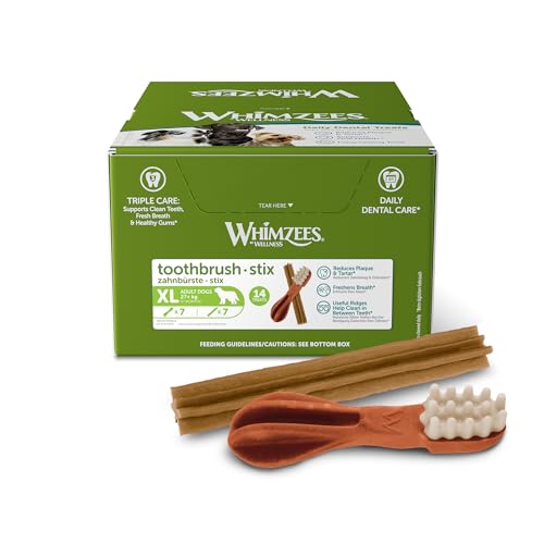 WHIMZEES By Wellness Variety Box Dental, Mixed Shapes, Size S, 56 Pieces, Natural and Grain Free Dog Chews, Dog Dental Sticks for Small Breeds, No Added Sugar
