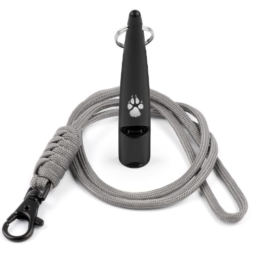 TDL Gun Dog Training Whistle with Lanyard - Dog Whistle with Loud, Solid Tone & Far Reaching Sound - Ideal High-Frequency Long-Distance Dog Recall Whistle for Most Breeds