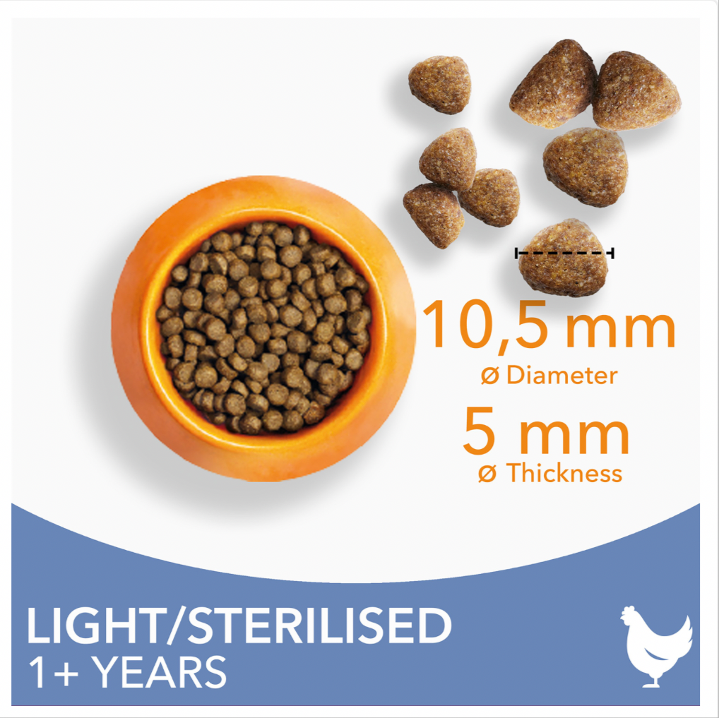 IAMS Light/Sterilised Adult 1+ Chicken 2 x 2kg