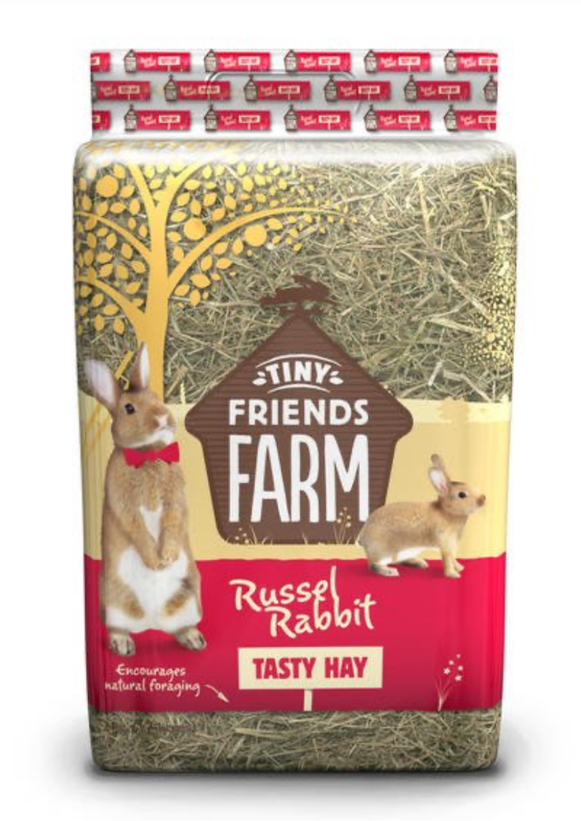 Tiny Friends Farm Russell Rabbit Tasty Hay 2kg