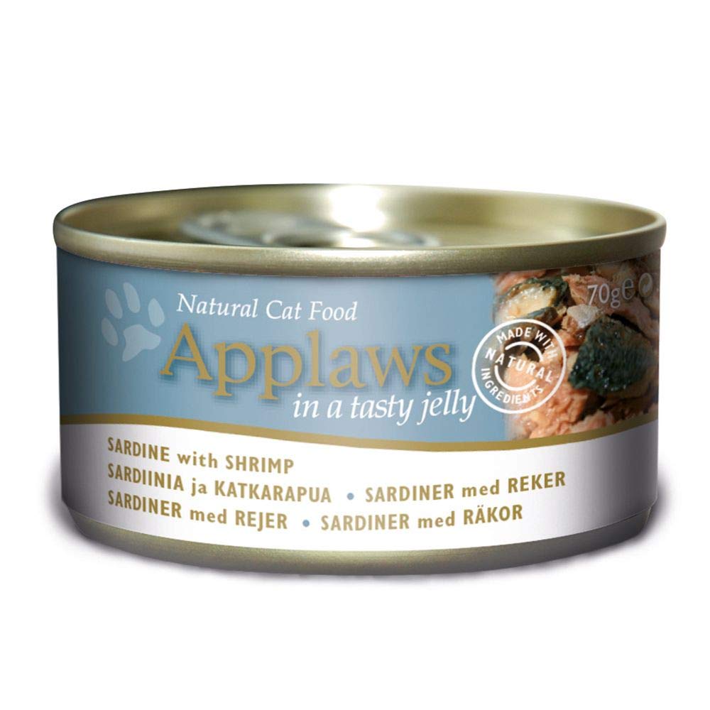 Applaws Natural Wet Cat Food, Chicken in Jelly 70 g Tin (Pack of 24 Tins)