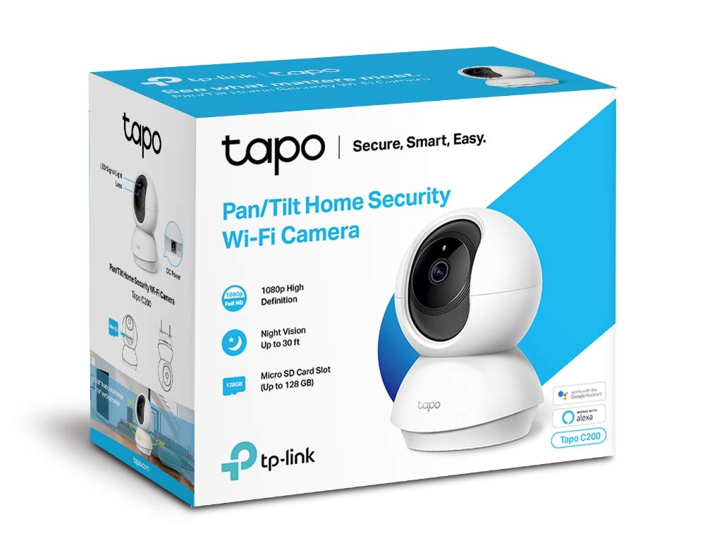 Tapo C210 2K 3MP Pan/Tilt Indoor Camera House Security Camera, WiFi Camera, No Monthly Fee, AI Detection, Dog Puppy Camera, Baby Camera Monitor, 360° View, Night Vision, Works with Alexa & Google