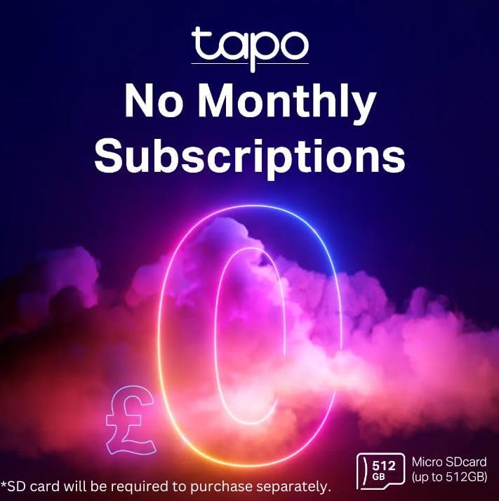 Tapo C210 2K 3MP Pan/Tilt Indoor Camera House Security Camera, WiFi Camera, No Monthly Fee, AI Detection, Dog Puppy Camera, Baby Camera Monitor, 360° View, Night Vision, Works with Alexa & Google