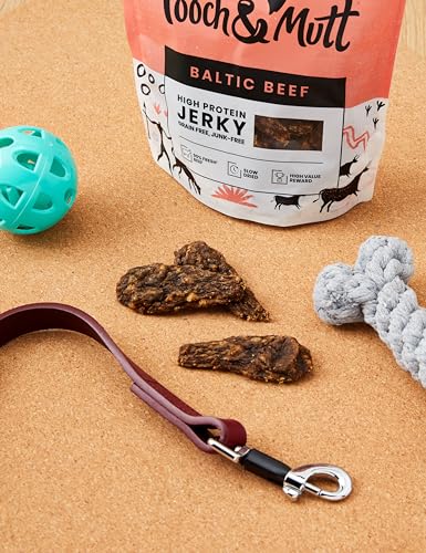 Pooch & Mutt - Meaty Jerky Treats, Grain Free Baltic Beef for Training Reward