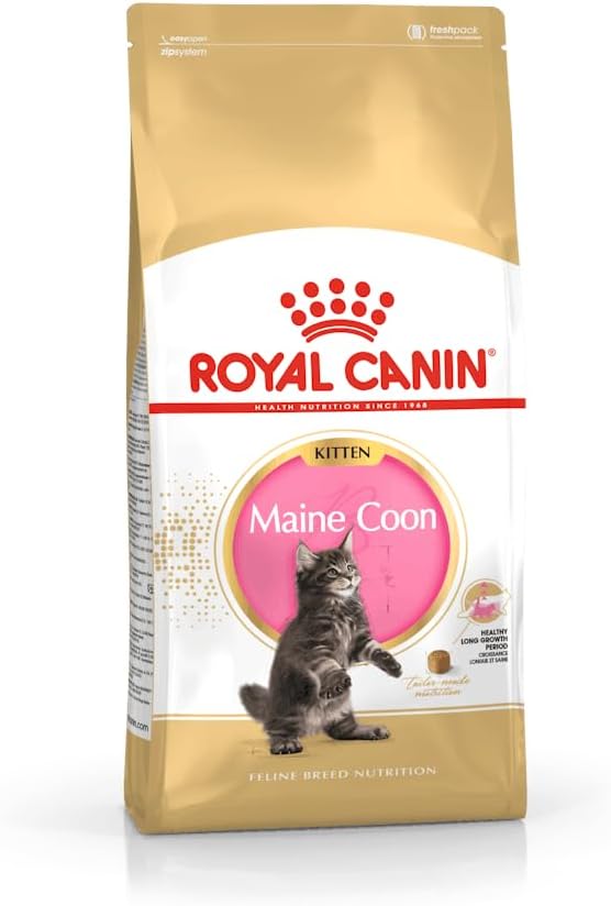 Royal Canin Maine Coon Kitten | 4 Pack | 4 x 400g | Complete Food for Maine Coon Kitten | Up to 12 Months of Life
