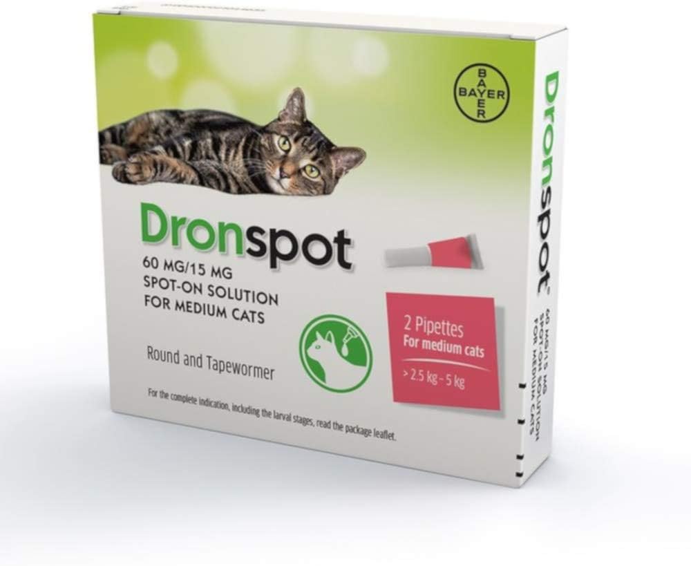 Dronspot Worming Spot On For Medium Cats (2.5-5kg)