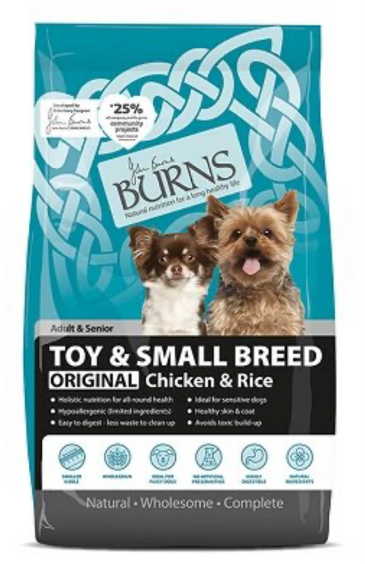 Burns Toy & Small Breed Original Chicken & Rice 6kg