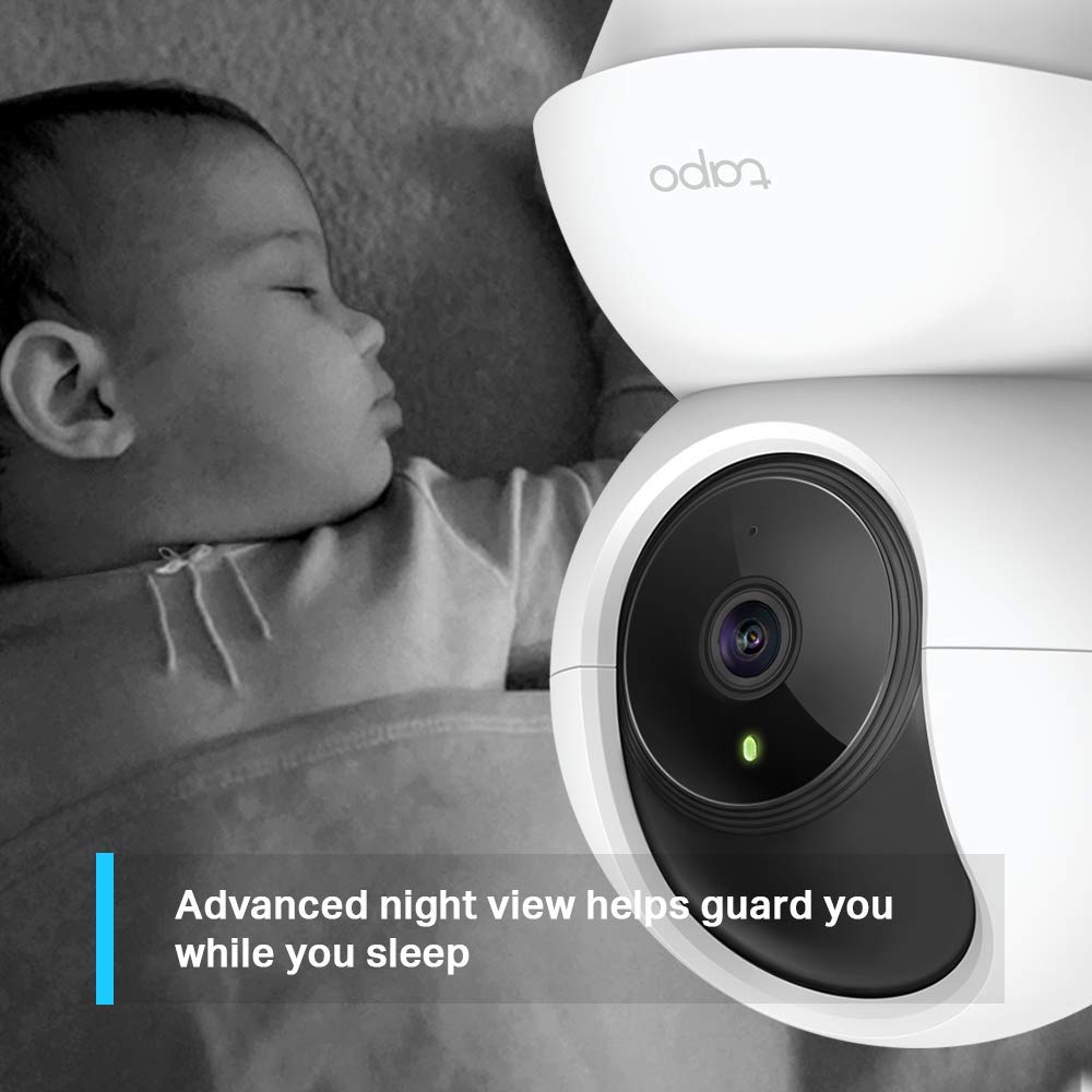Tapo C210 2K 3MP Pan/Tilt Indoor Camera House Security Camera, WiFi Camera, No Monthly Fee, AI Detection, Dog Puppy Camera, Baby Camera Monitor, 360° View, Night Vision, Works with Alexa & Google