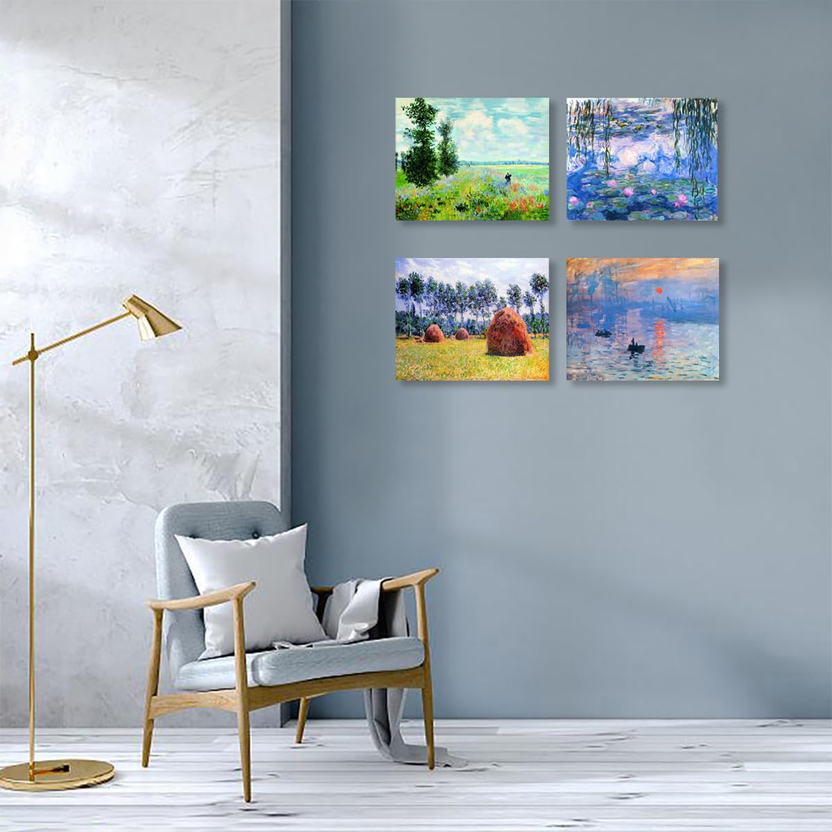 Muzagroo Art 5D Diamond Painting Kits for Adults, DIY Diamond Art Kits for Beginners, Turtle Diamond Dot Kits Gem Arts and Crafts for Living Room, Gem Painting Bedroom 4 PCS Wall Art