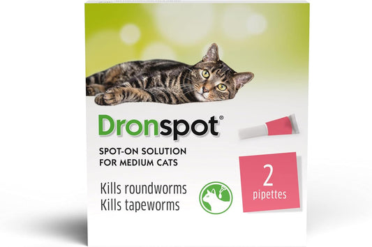 Dronspot Worming Spot On For Medium Cats (2.5-5kg)