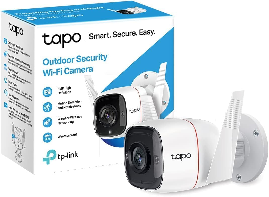 Tapo C211 2K 3MP Pan/Tilt Indoor Camera House Security Camera, WiFi Camera, No Monthly Fee, AI Detection, Dog Camera, Baby Camera Monitor, CCTV, 360° View, Night Vision, Works with Alexa & Google