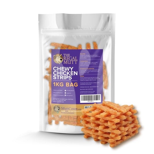 The Regal Mutt - Chewy Duck Fillets - 1kg Bag