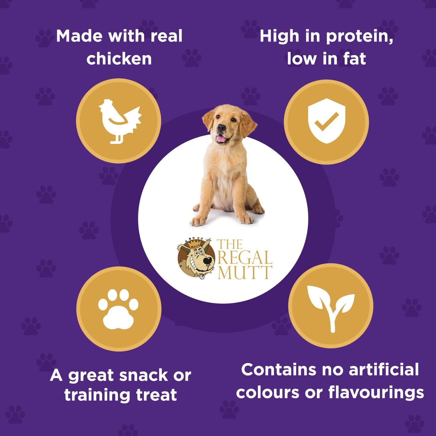 The Regal Mutt - Chewy Duck Fillets - 1kg Bag
