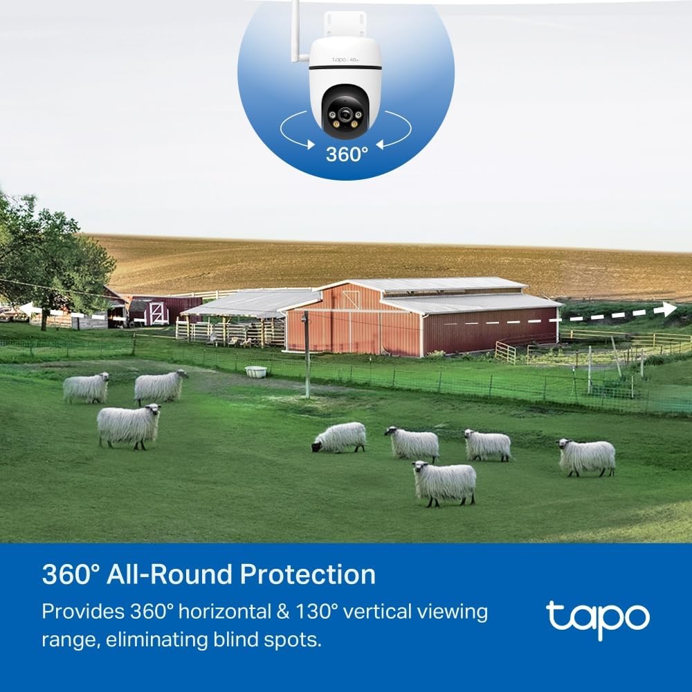 Tapo C210 2K 3MP Pan/Tilt Indoor Camera House Security Camera, WiFi Camera, No Monthly Fee, AI Detection, Dog Puppy Camera, Baby Camera Monitor, 360° View, Night Vision, Works with Alexa & Google