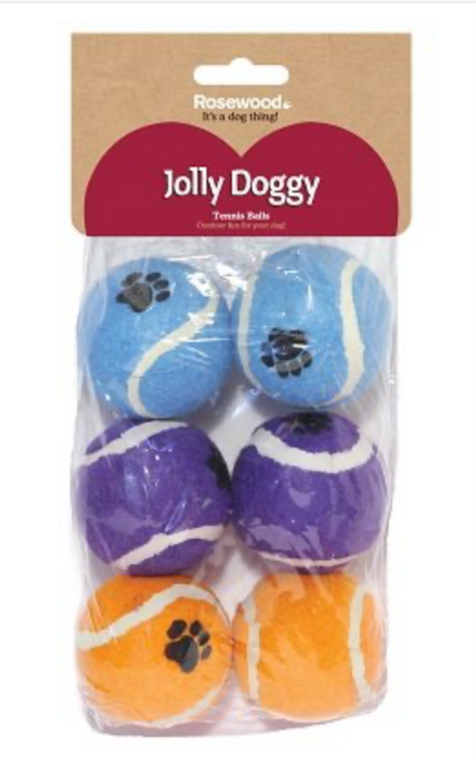Rosewood Tennis Balls 6 Pack