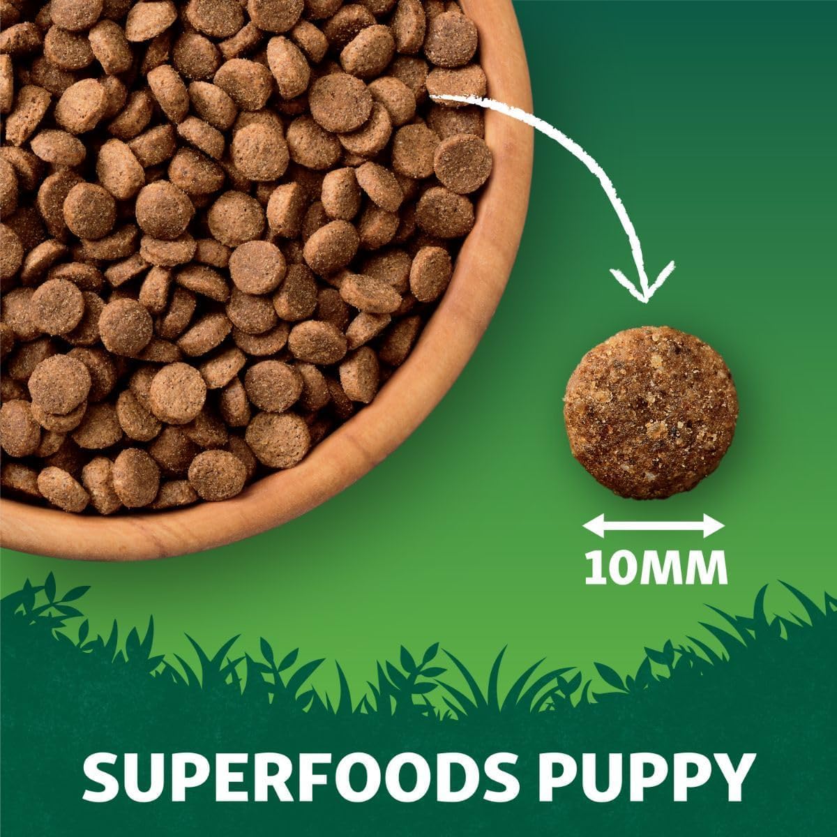 Harringtons Superfoods Puppy Complete Grain Free Hypoallergenic Chicken with Veg Dry Dog Food 10kg - Made with All Natural Ingredients, Packaging may vary
