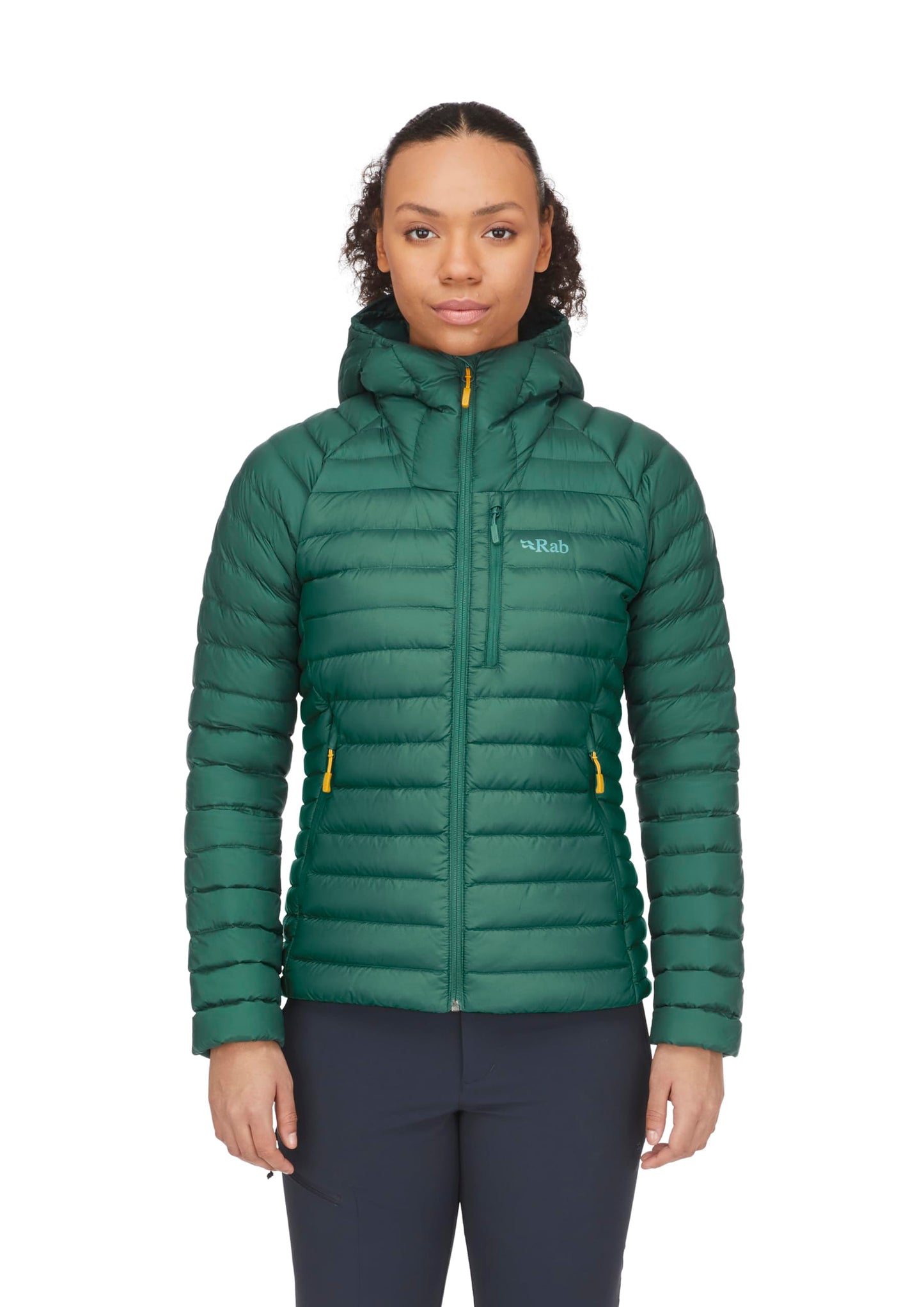 Rab Women's Microlight Alpine Recycled Down Jacket (Atlantis), 14