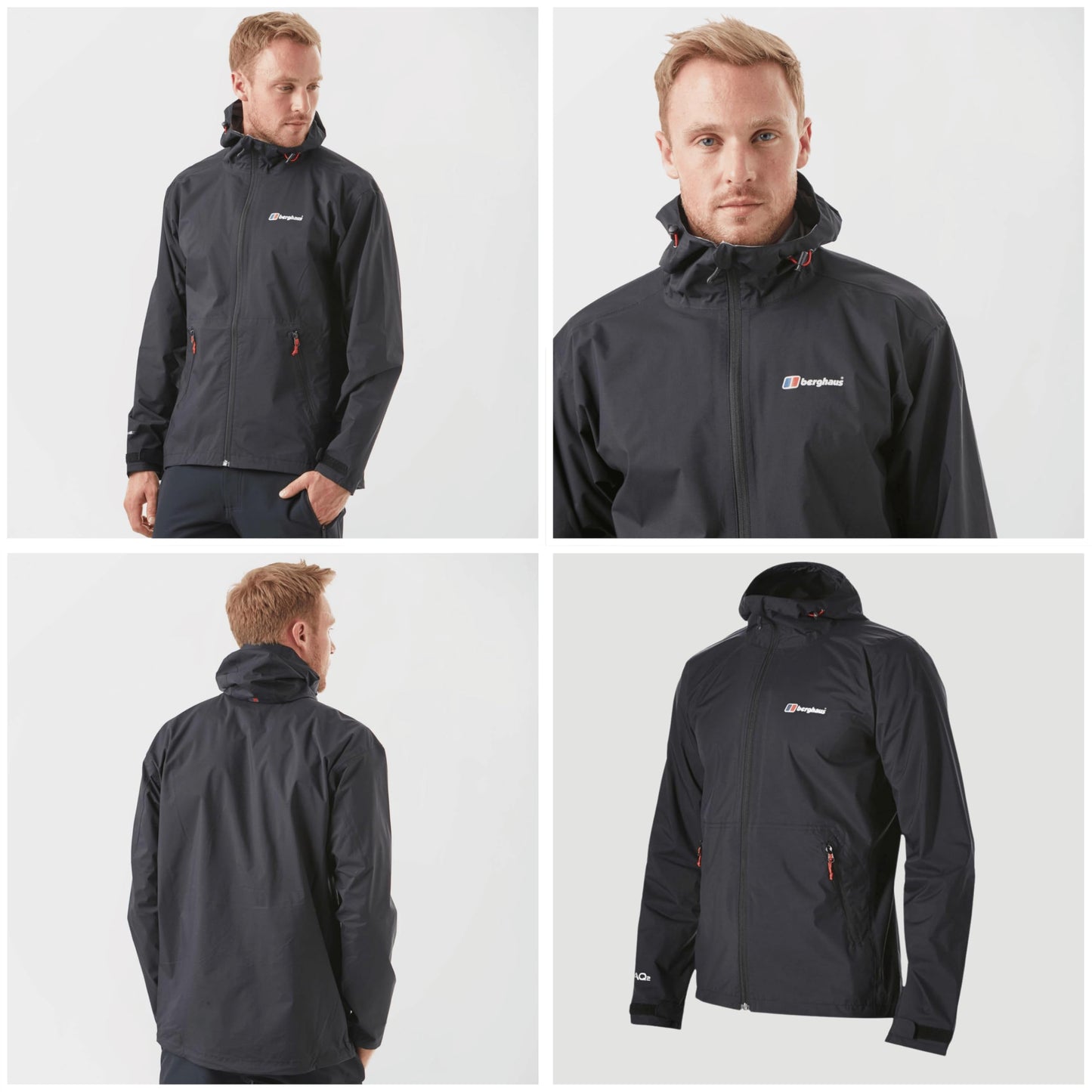 Berghaus Men’s Stormcloud Waterproof Jacket with Adjustable Hood and Drawcord Hem, Breathable, Lightweight & Durable Technical Raincoat, Ideal for Walking, Hiking & Outdoor Recreation