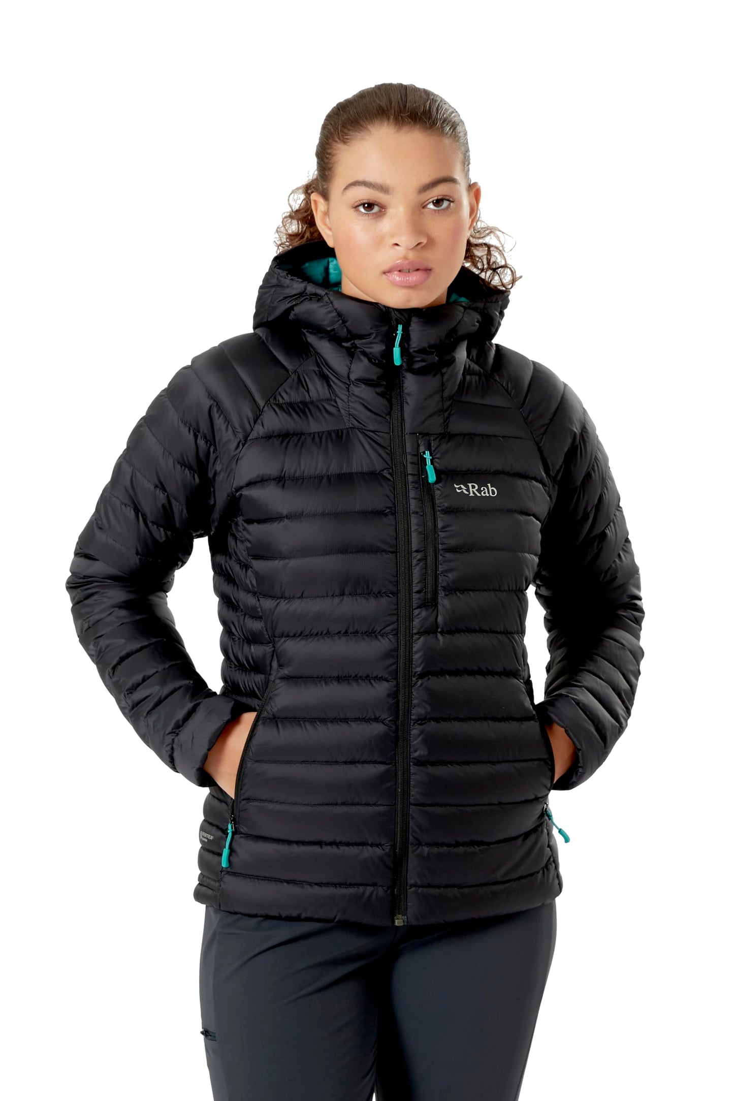 Rab Women's Microlight Alpine Recycled Down Jacket (Atlantis), 14