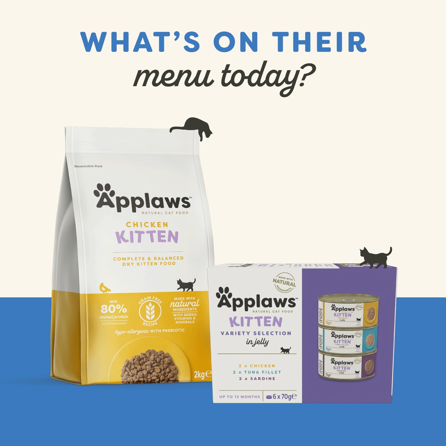 Applaws Natural Senior Wet Cat Food, Chicken in a Soft Mousse 70g Tin (Pack of 24 x 70g Tins)
