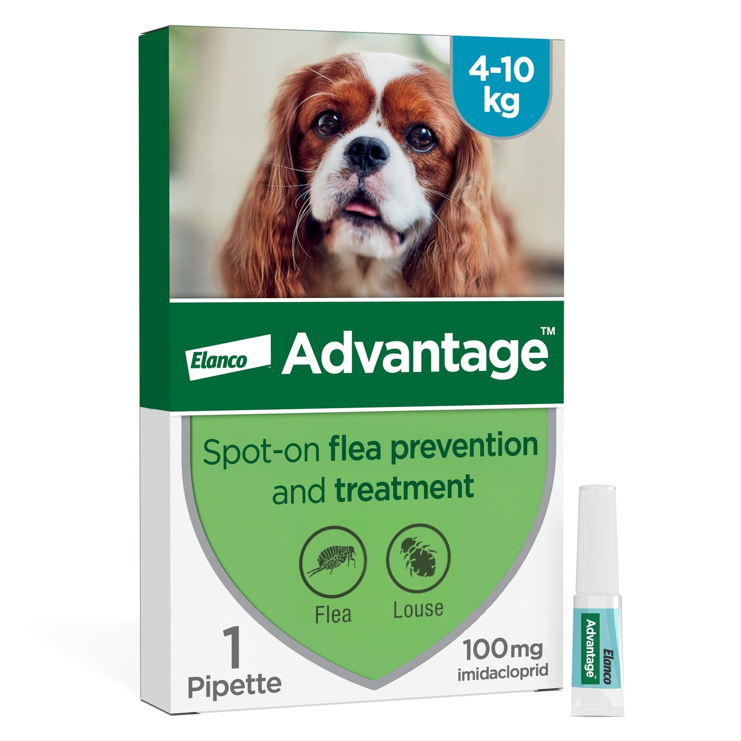 Advantage 250 Flea Spot On Treatment 1 Pipette 2.5ml 10-25kg