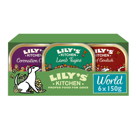 Lily's Kitchen Natural Adult Wet Dog Food Tray Cottage Pie Grain-Free Recipe 10 x 150g