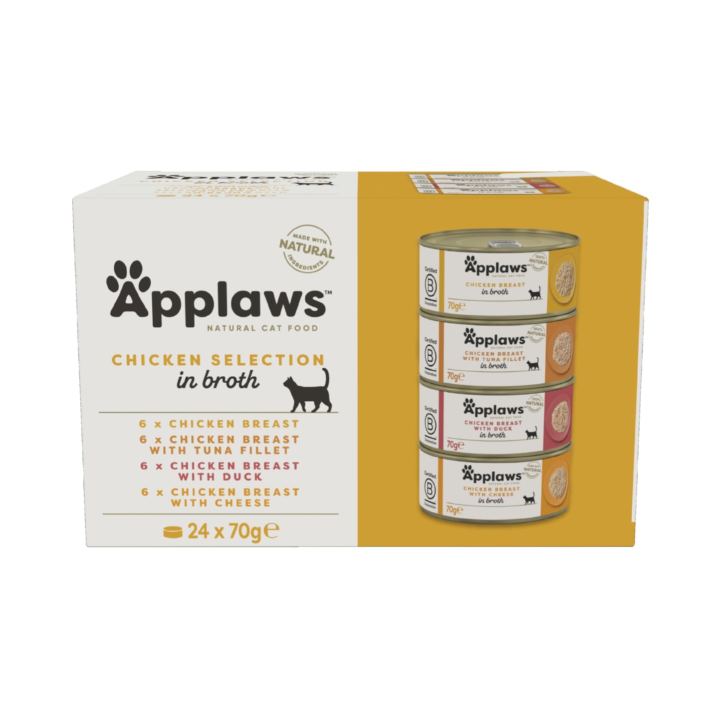 Applaws 100% Natural Wet Cat Food, Multipack