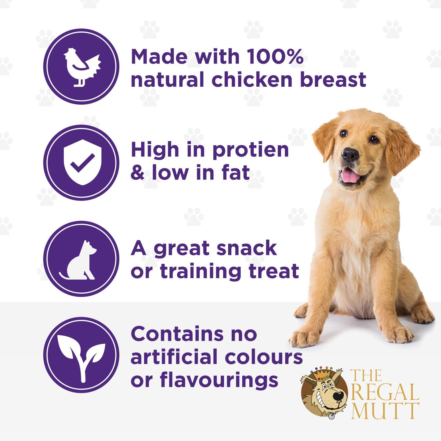 The Regal Mutt - Chewy Duck Fillets - 1kg Bag