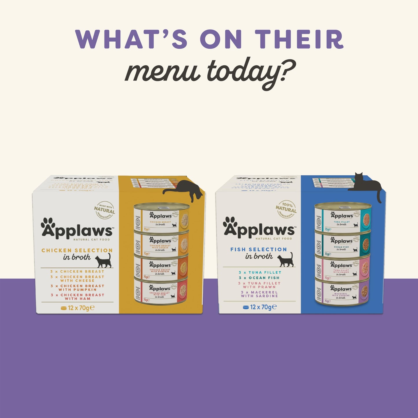Applaws 100% Natural Wet Cat Food, Multipack