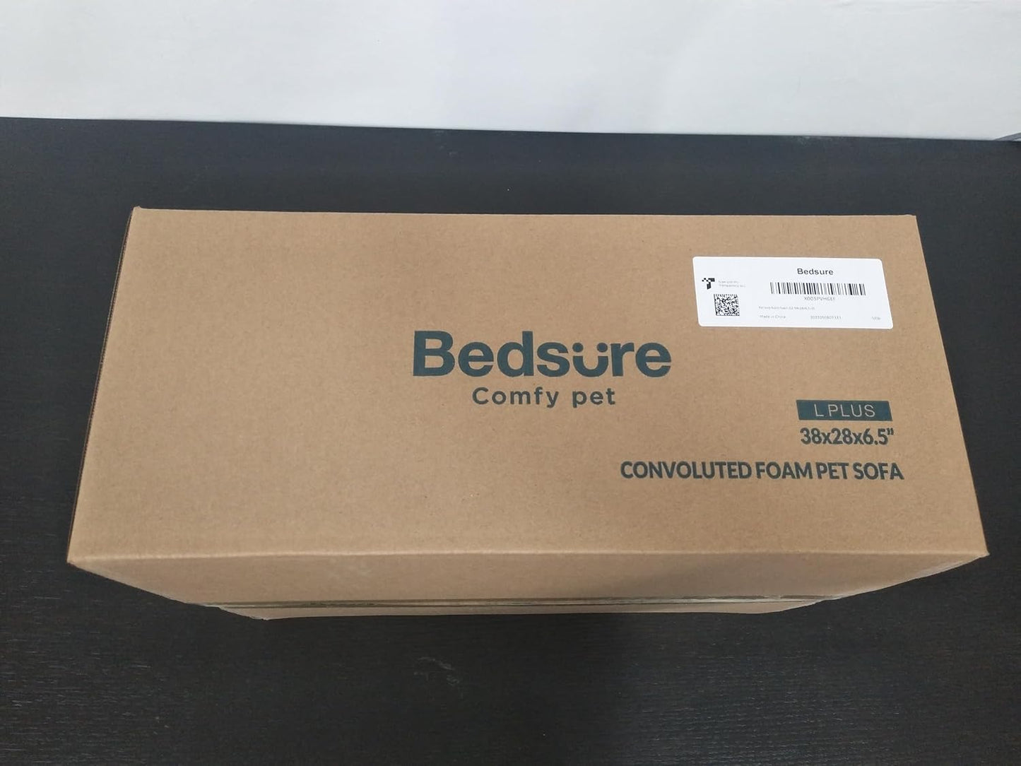 Bedsure Dog Sofa Bed Extra Large - Washable Orthopedic Dog Beds and Couch with Removable Flannel Zipper Cover, XL Plus Waterproof Human Dog Bed for Adults, Squre Pet Bed