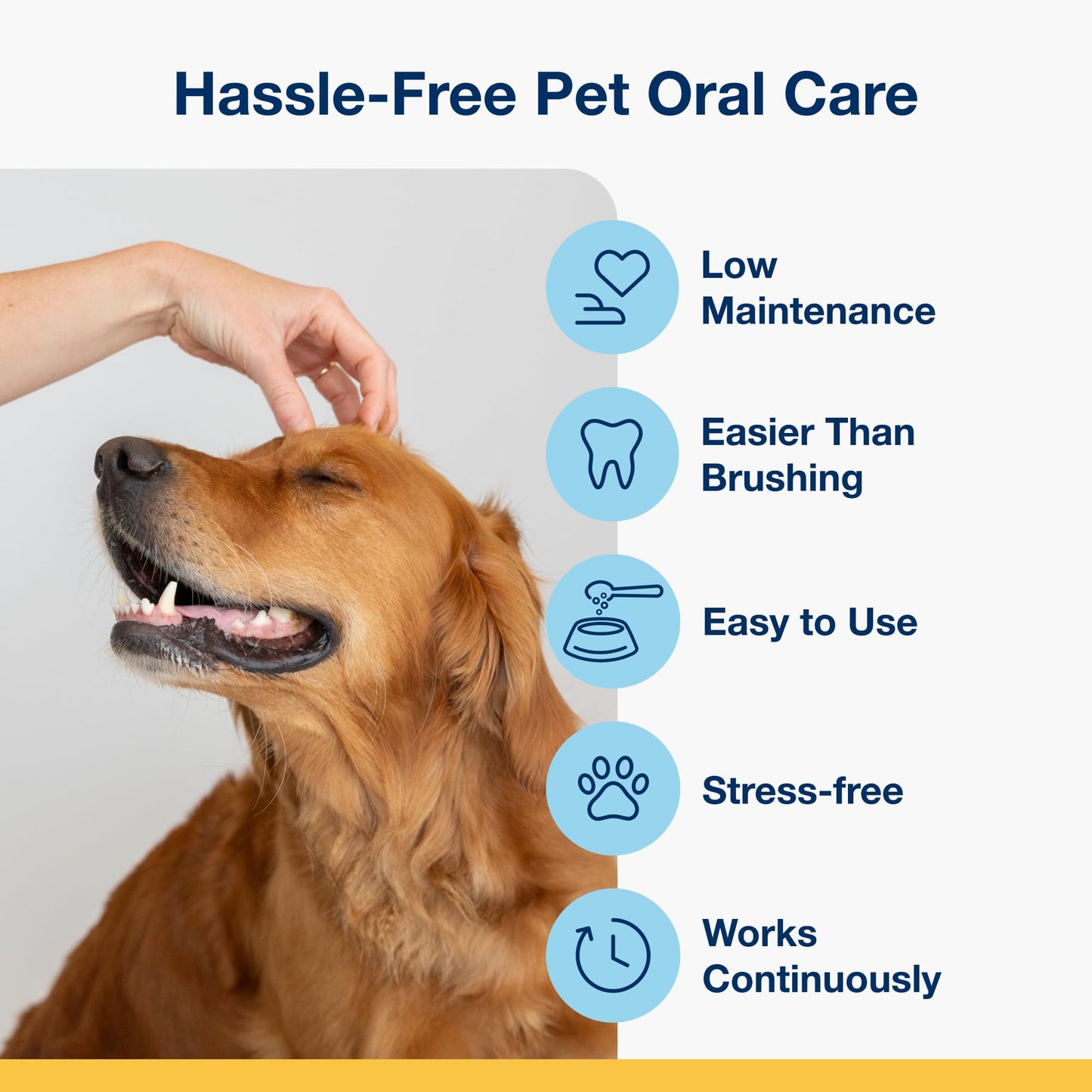 ProDen PlaqueOff Powder for Dogs & Cats, Tartar & Bad Breath Remover with 100% Natural Teeth Plaque Remover 180 g