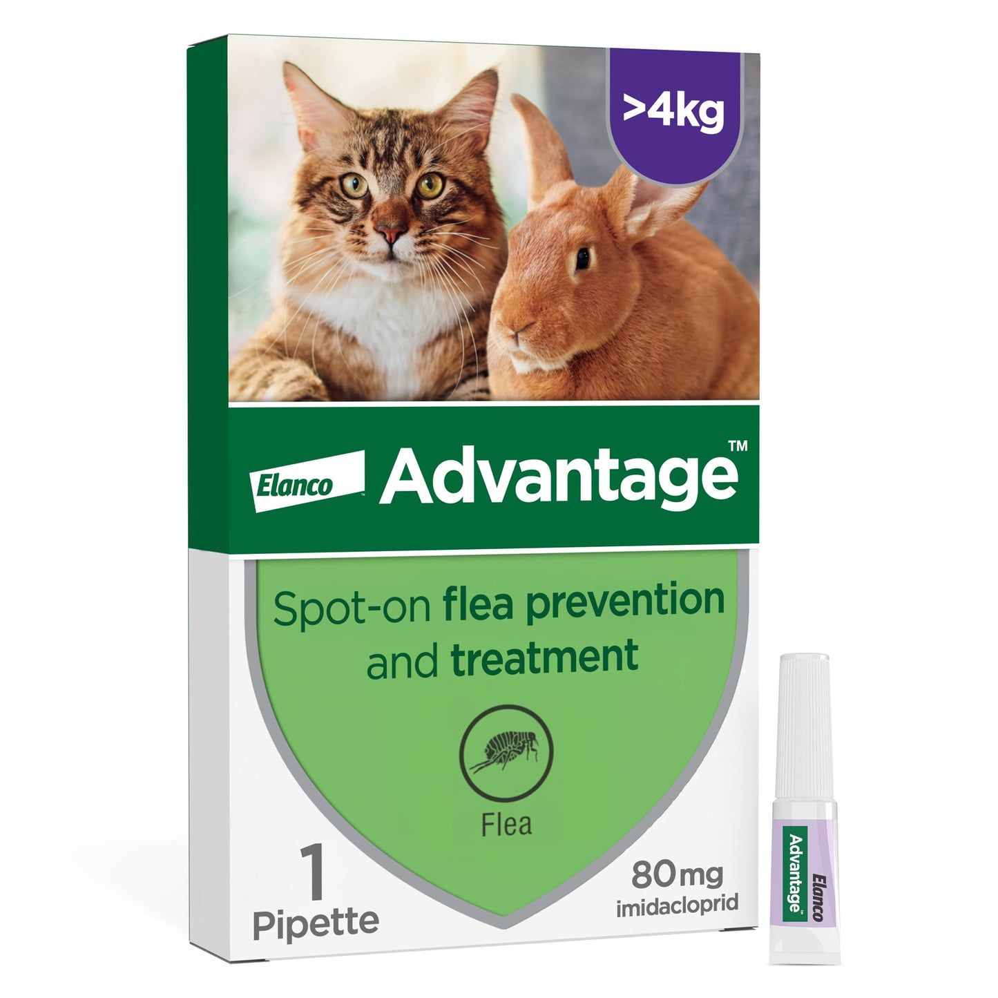 Advantage 250 Flea Spot On Treatment 1 Pipette 2.5ml 10-25kg