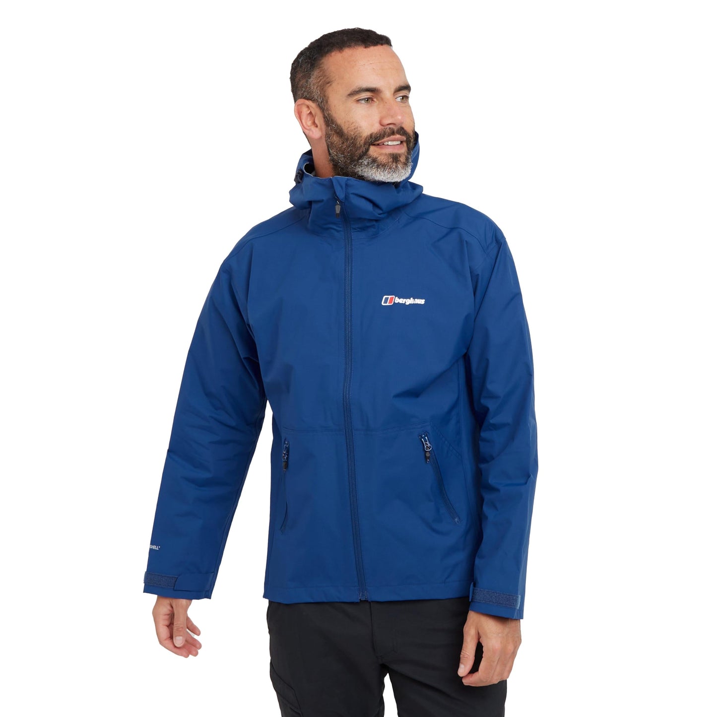 Berghaus Men’s Stormcloud Waterproof Jacket with Adjustable Hood and Drawcord Hem, Breathable, Lightweight & Durable Technical Raincoat, Ideal for Walking, Hiking & Outdoor Recreation