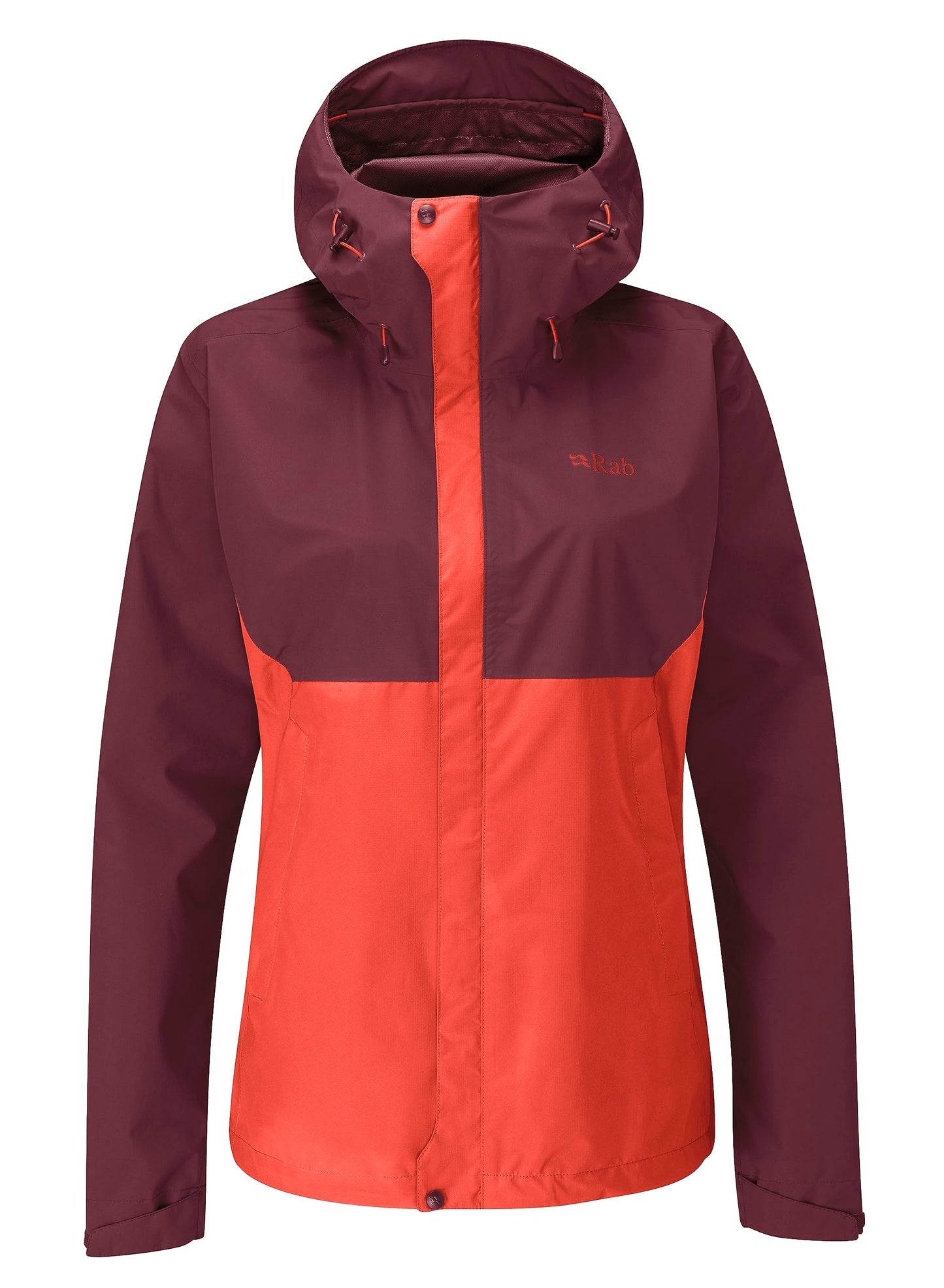 Rab Women's Downpour Eco Waterproof Breathable Jacket for Hiking, Trekking, & Climbing