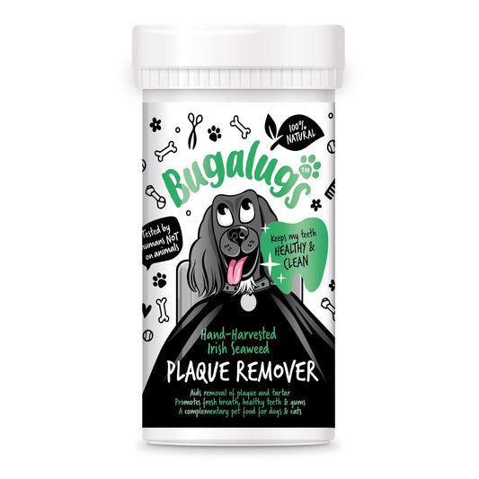 BUGALUGS Plaque Off Remover for Dog 70g Teeth & Bad Breath 100% Natural | Plaque Off Dogs No Need for Dog Toothbrush or Dog Toothpaste | Remove Dog Bad Breath & Plaque Remover for Dogs & Cats (70g)